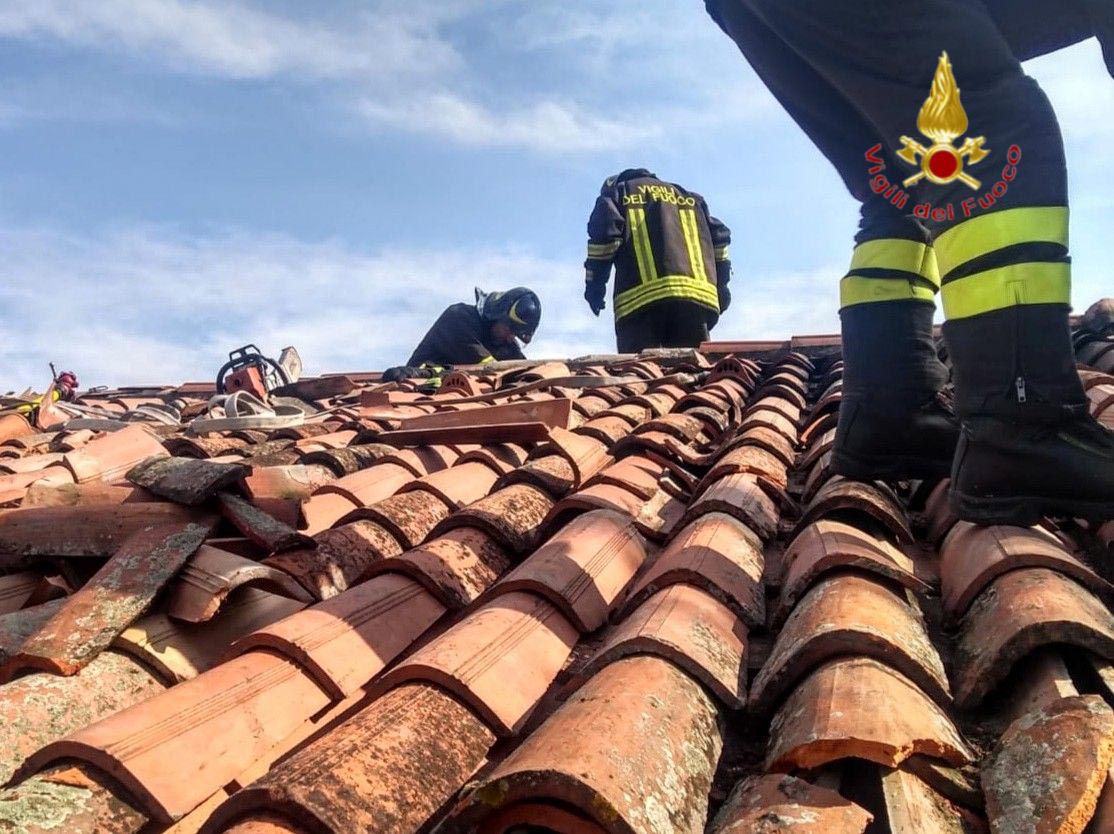 Incendio agriturismo Novaglie - Vigili del Fuoco