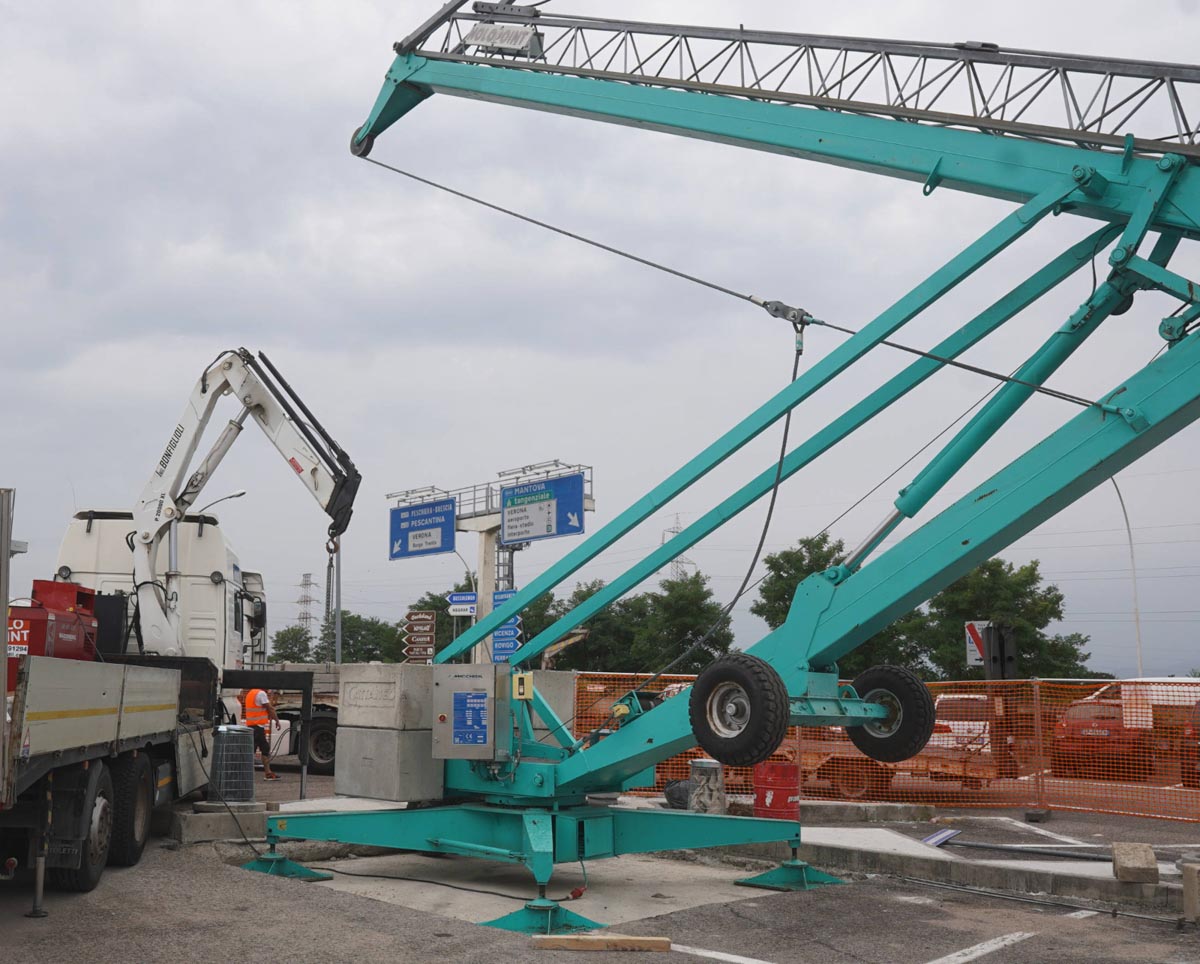 Lavori casello A22 Verona Nord