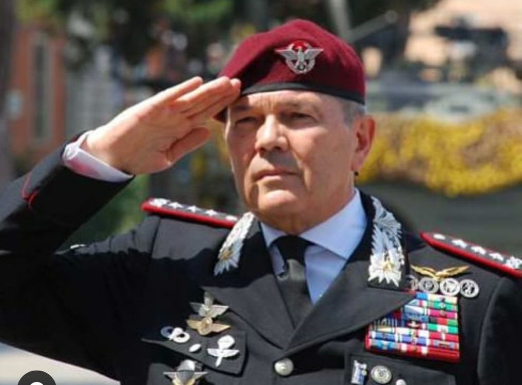 Il generale Leonardo Leso ai tempi del suo servizio nell'Arma terminato nel 2012.