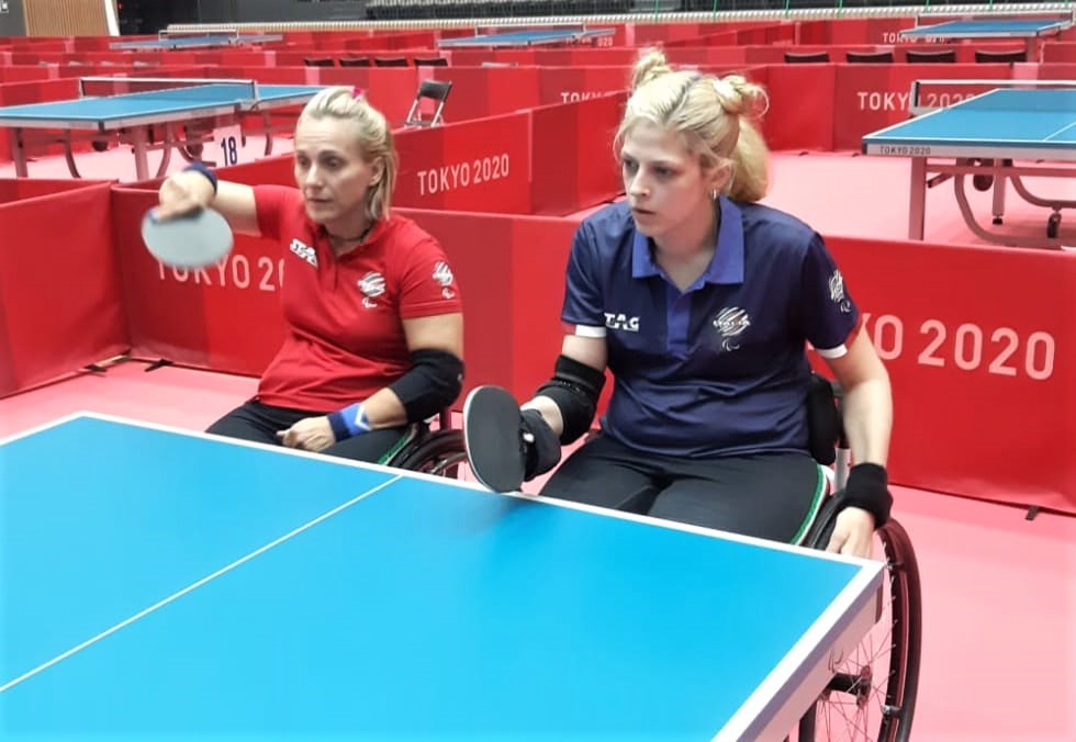 Michela Brunelli e Giada Rossi in doppio