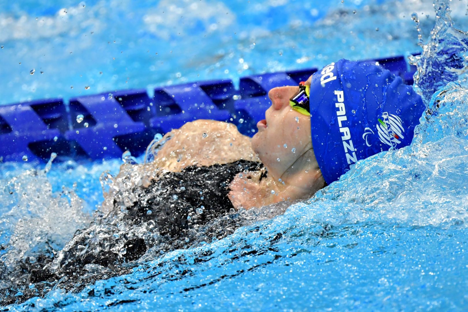 Xenia Palazzo impegnata ieri in vasca nei 200 misti