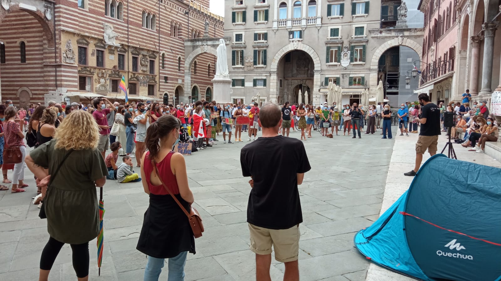 Presidio per l'Afghanistan in Piazza dei Signori