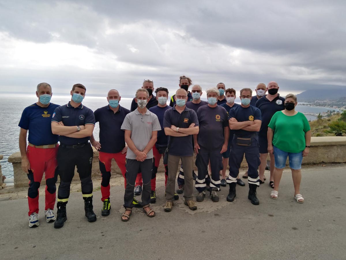 Protezione civile Veneto in Sicilia