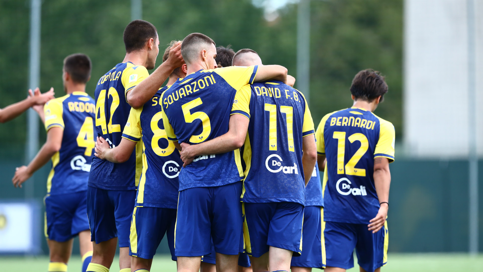 I ragazzi della Primavera gialloblu (da Hellasverona.it)