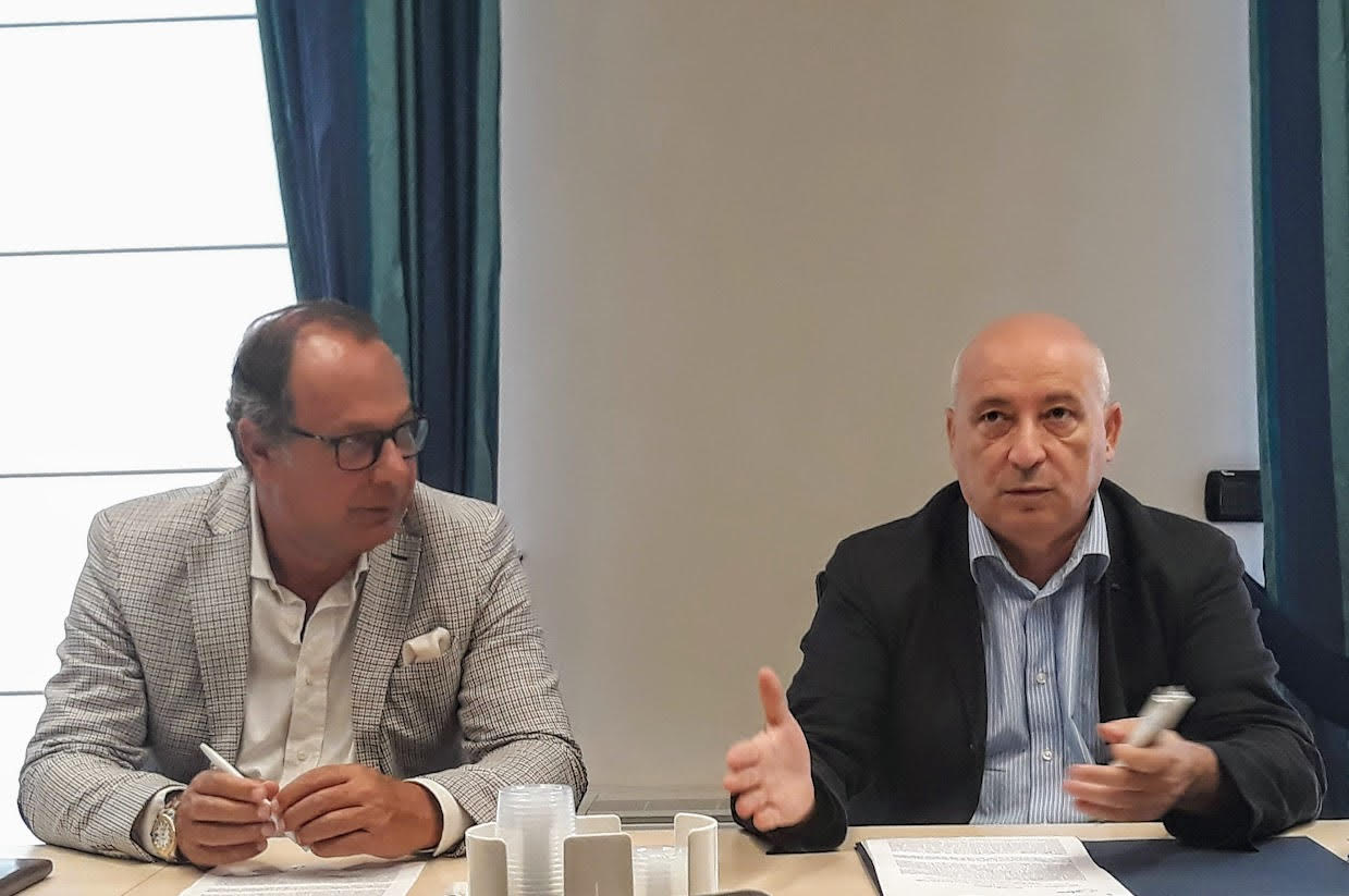 Da sx: il direttore generale di ATV Stefano Zaninelli e il presidente Massimo Bettarello