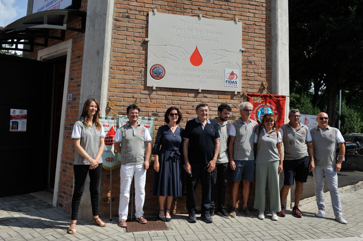 inaugurazione stele donatori Fidas Caselle