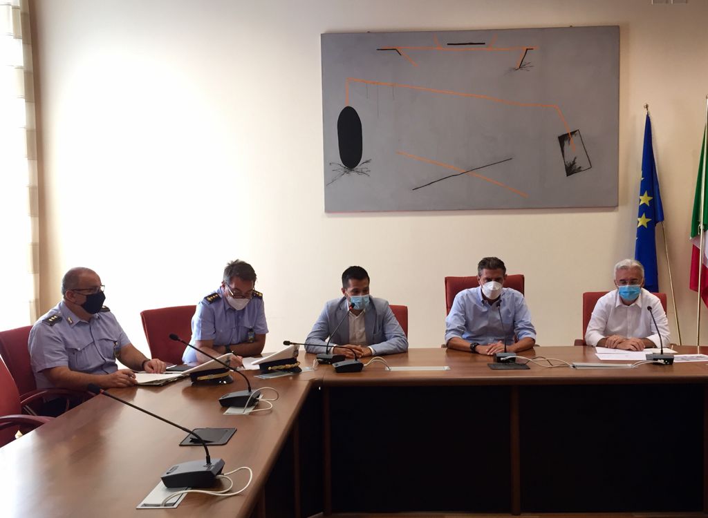 La conferenza stampa in municipio