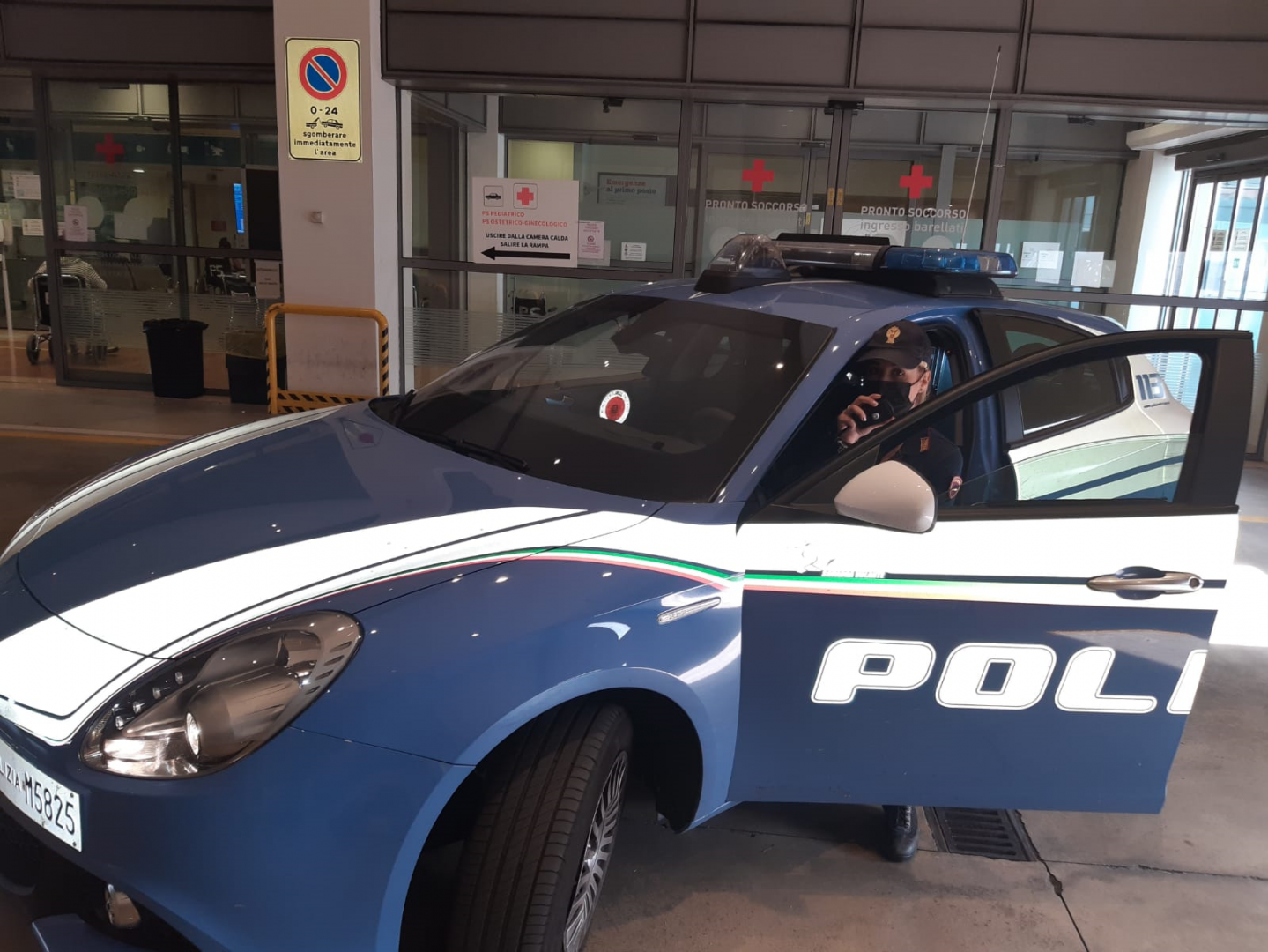 Polizia Ospedale Borgo Trento