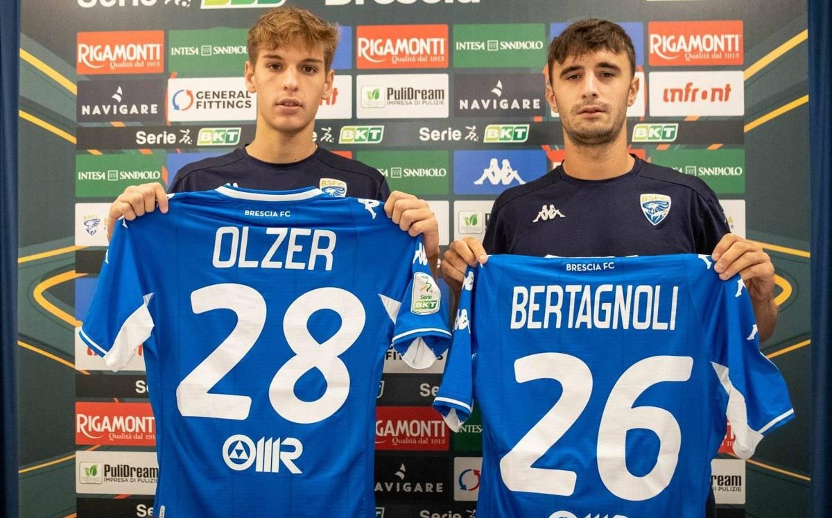Giacomo Olzer e Massimo Bertagnoli si presentano al Brescia