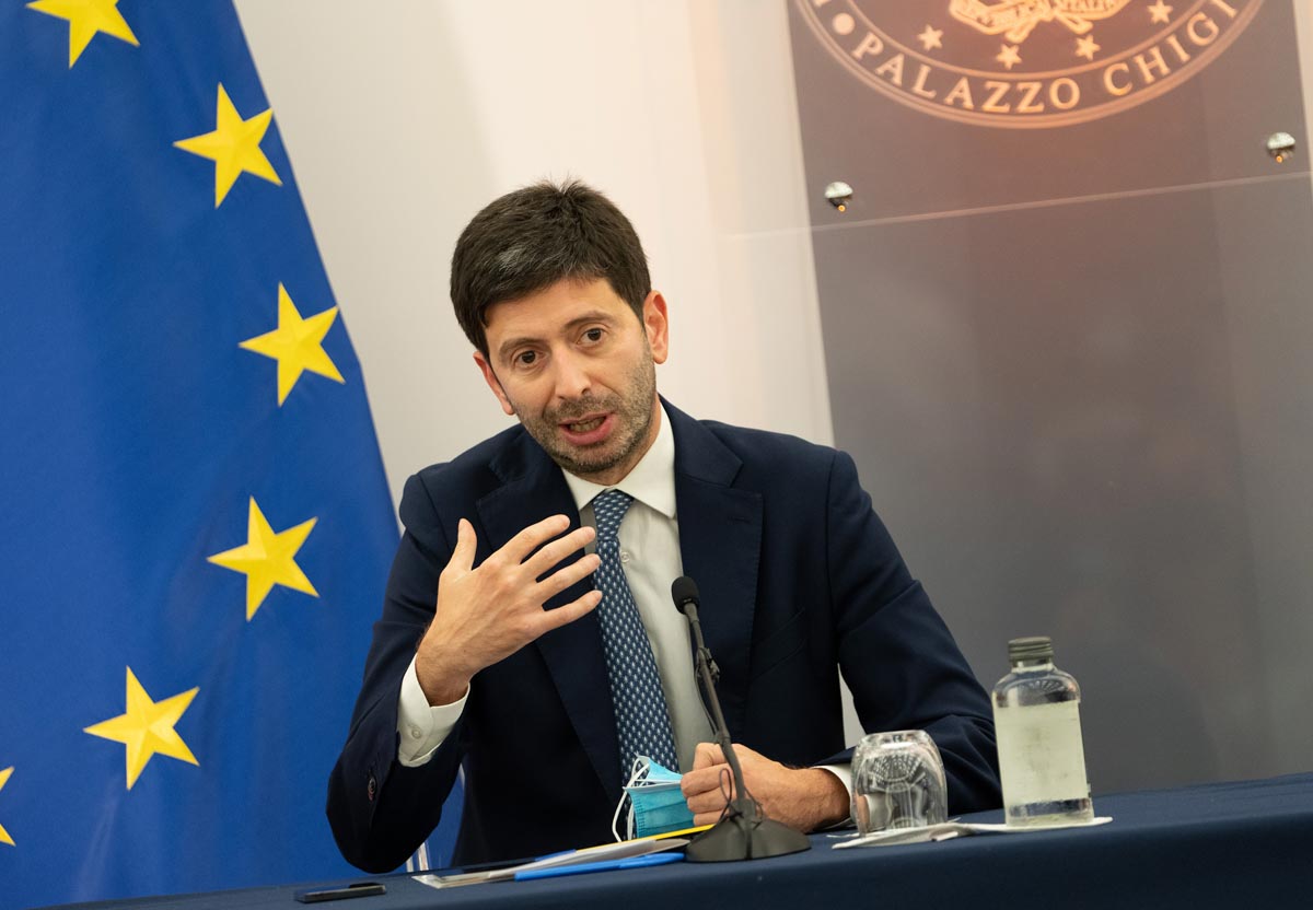 Ministro della Salute Roberto Speranza