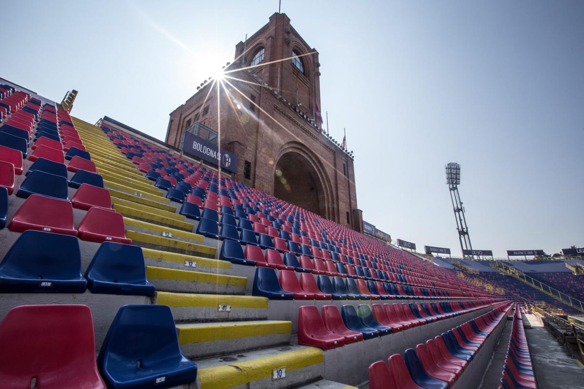 Stadio Renato Dall'Ara, Bologna. Foto dalla pagina Facebook Bologna Fc 1909 Bologna-Hellas
