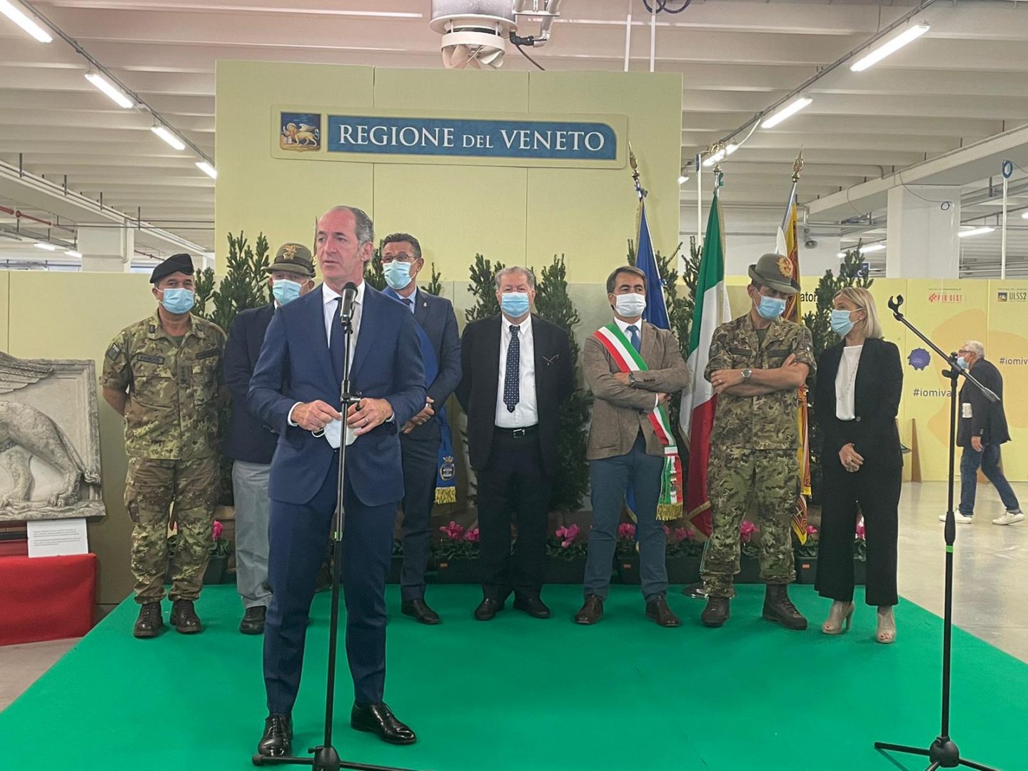 Zaia Figliuolo terza dose veneto