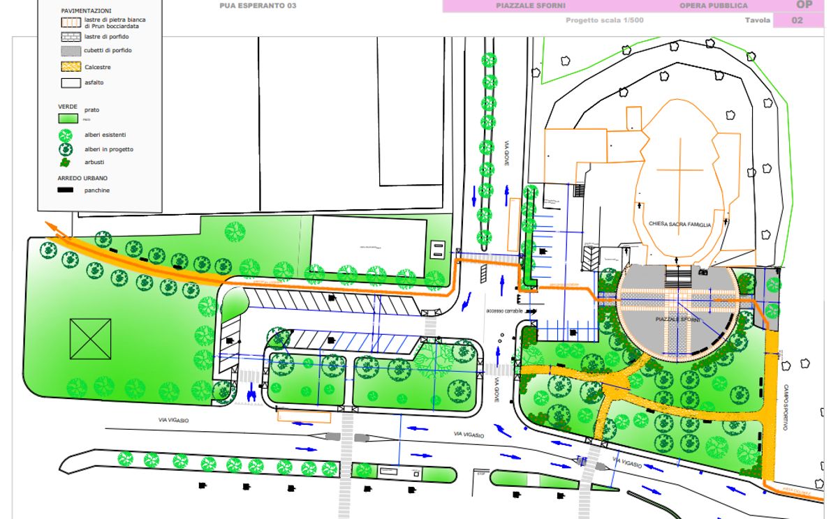 sacra famiglia piano urbanistico