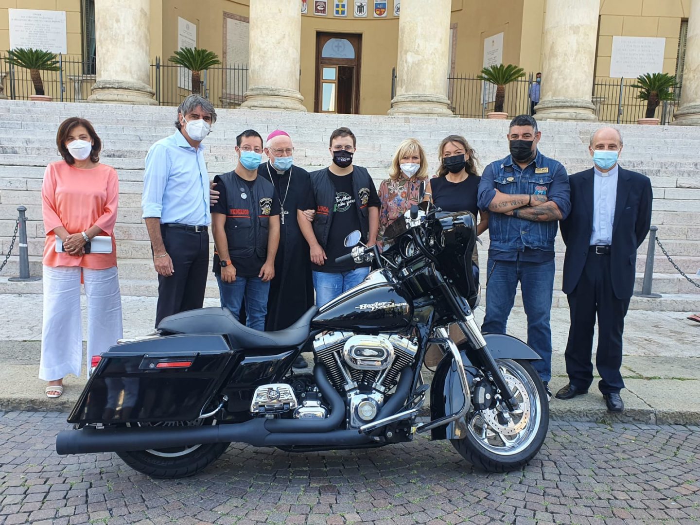 I ragazzi del progetto Route 21 Chromosome on the Road