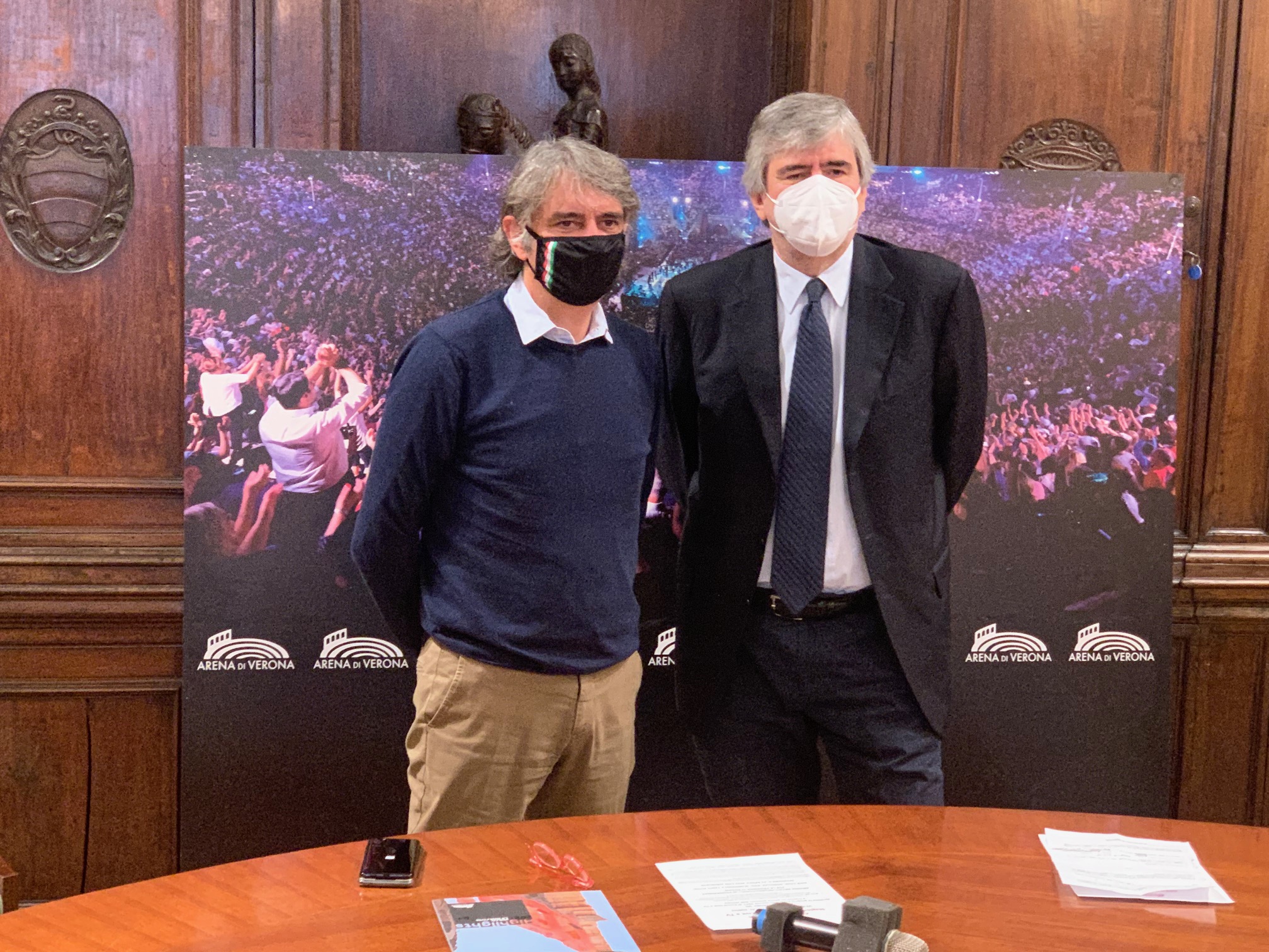 Federico Sboarina e Gianmarco Mazzi