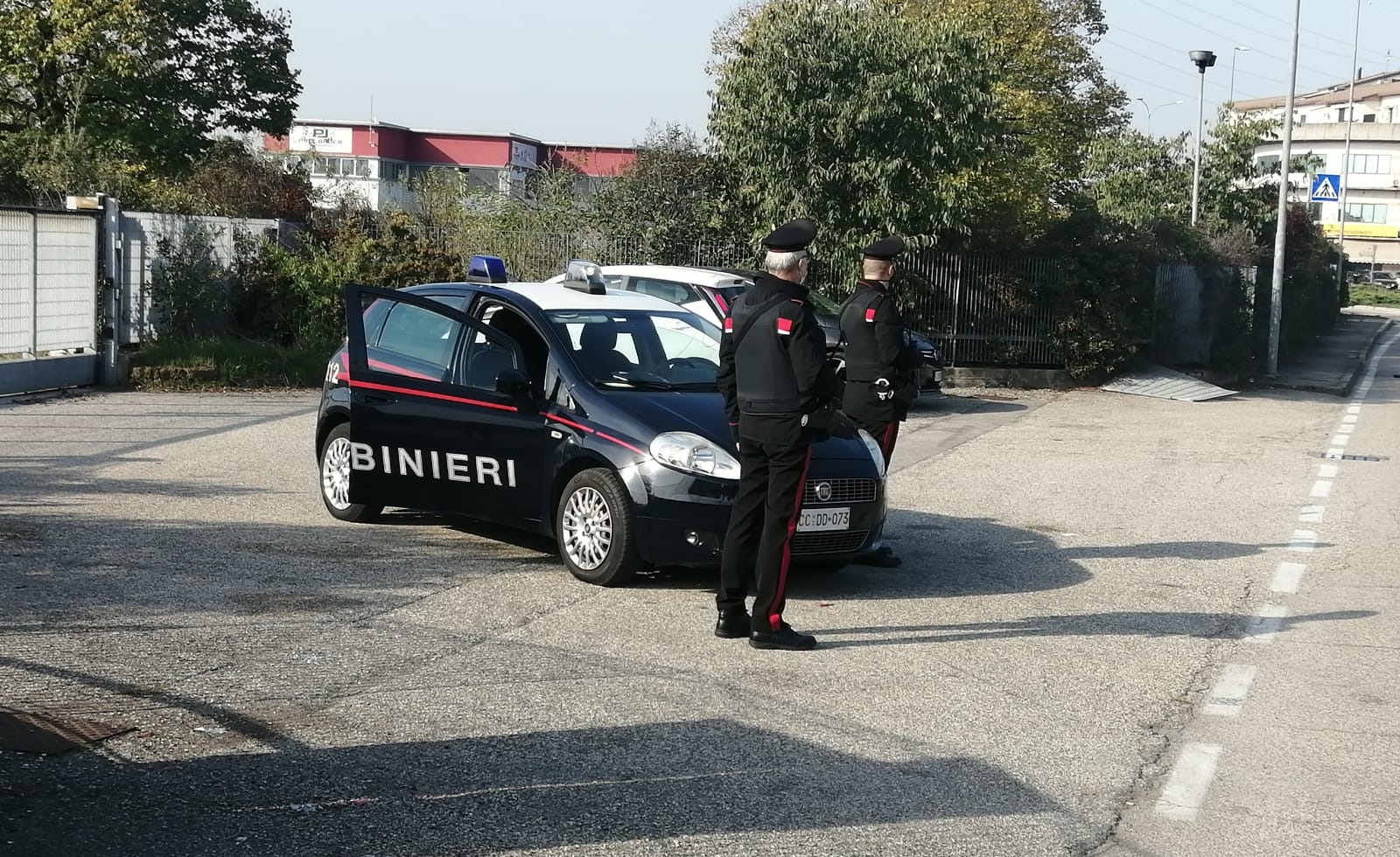 Pattugliamento a Bussolengo.