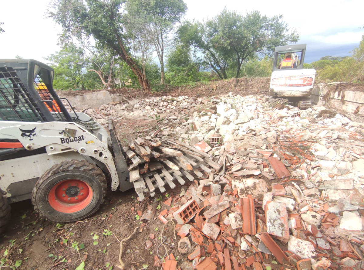 Demolizioni edifici abusivi Bastione San Francesco - Verona