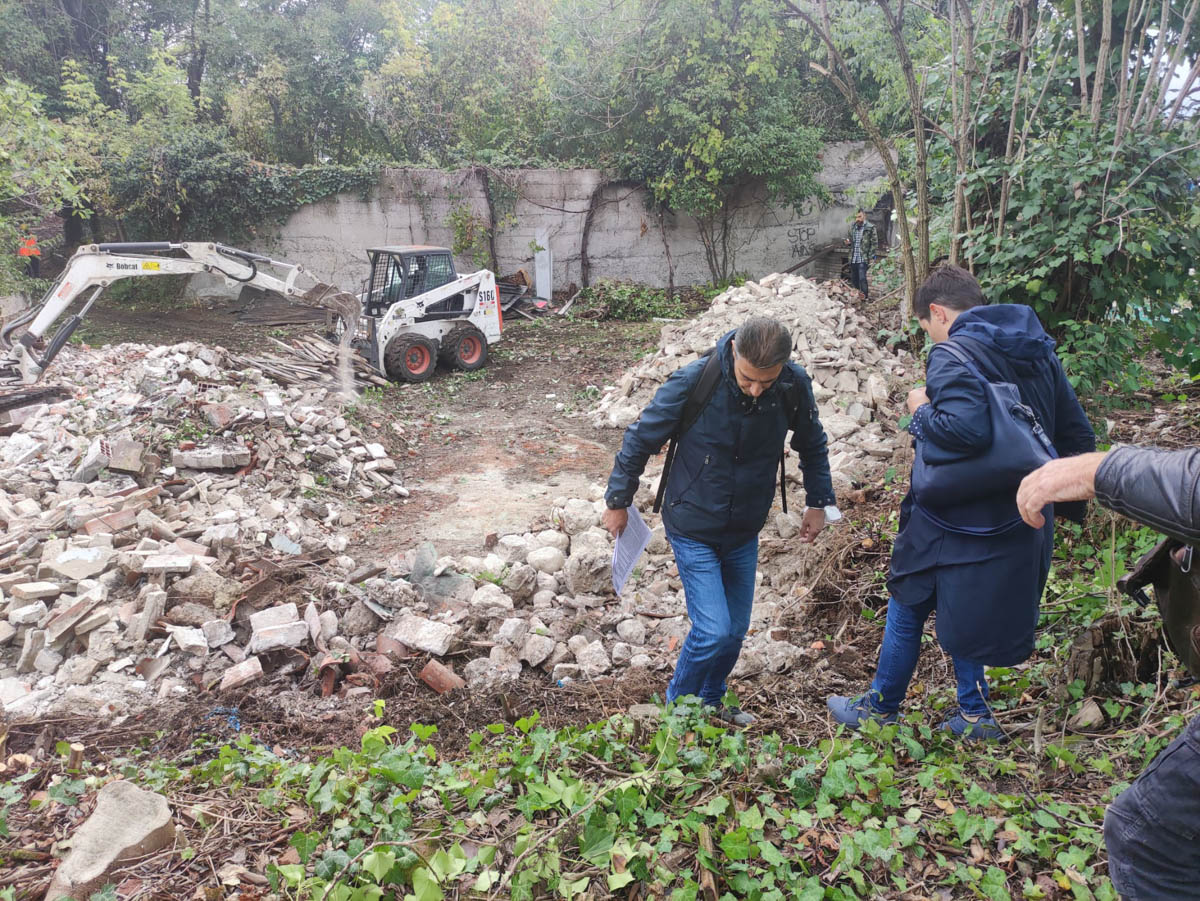 Demolizioni edifici abusivi Bastione San Francesco - Verona