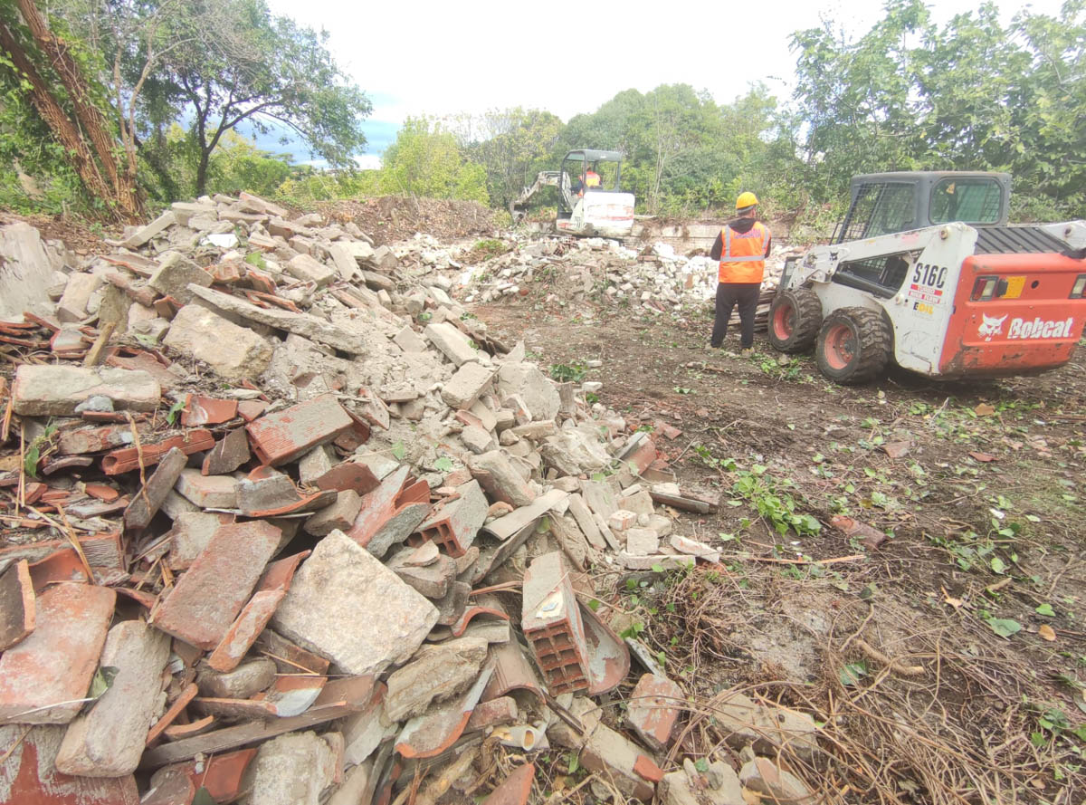 Demolizioni edifici abusivi Bastione San Francesco - Verona