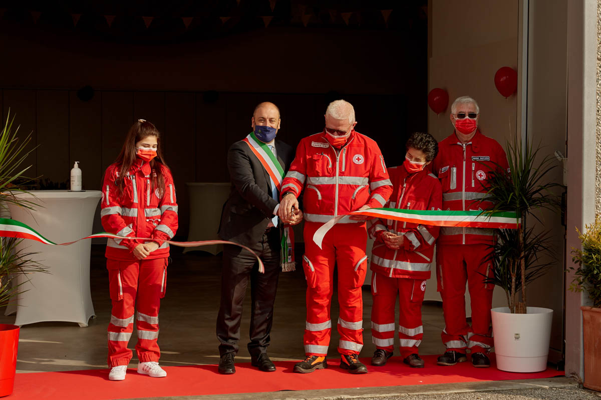 Inaugurazione nuova sede della Croce Rossa a Castelnuovo del Garda