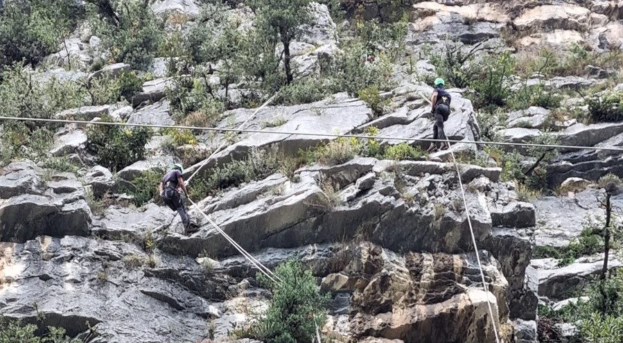 Sp11 caduta massi Brentino Belluno