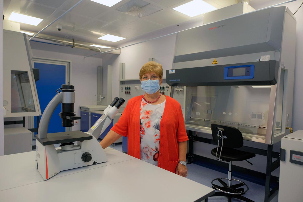 Laboratori biocontenimento Irccs Sacro Cuore Don Calabria di Negrar. Foto Ennevi