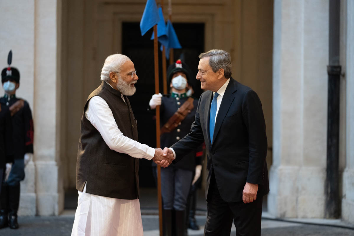 Narendra Modi Mario Draghi G20 Amarone Aneri
