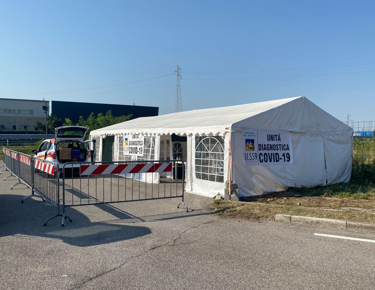 Tamponi drive in San Giovanni Lupatoto Raldon