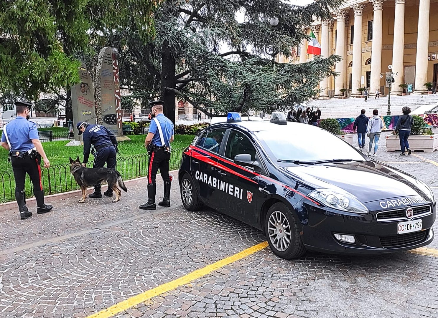 Carabinieri hashish cani antidroga unità cinofile