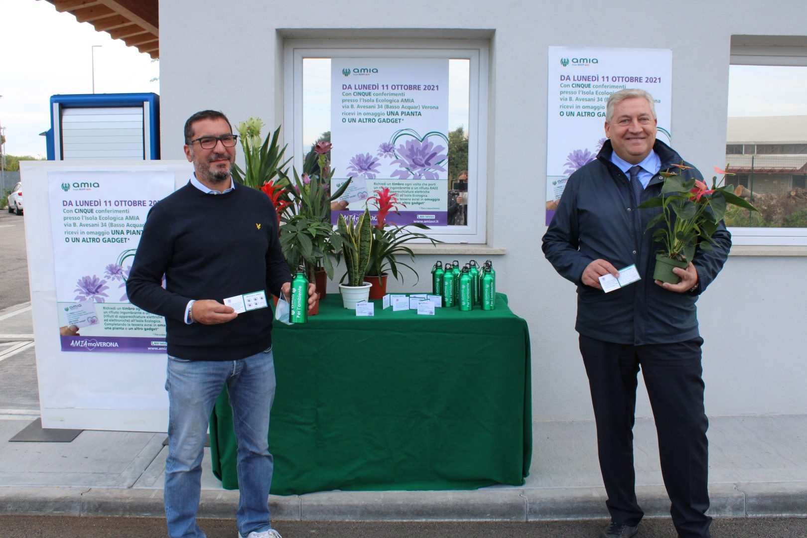 Bruno Tacchella Roberto Bertolo isola ecologica via avesani