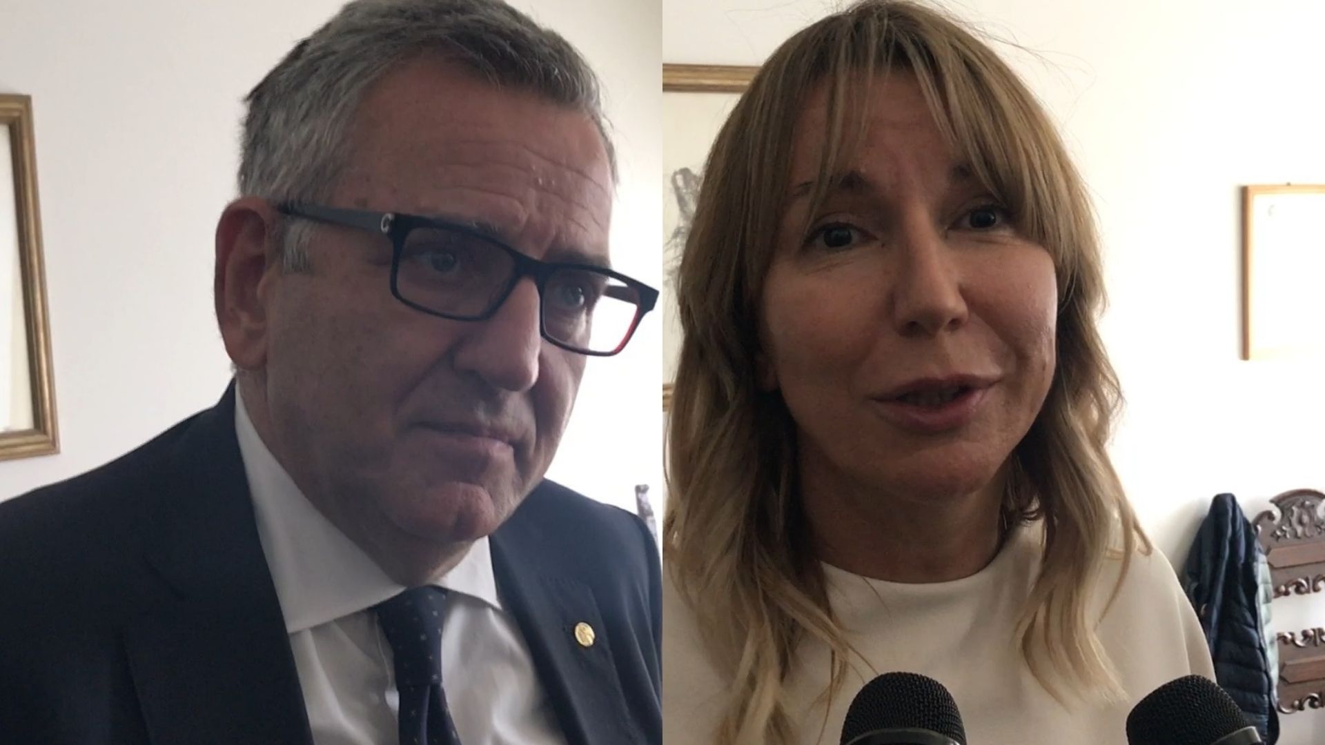 Raffaele Iandolo, presidente nazionale Commissione Albo Odontoiatri, ed Elena Boscagin, presidente per Verona