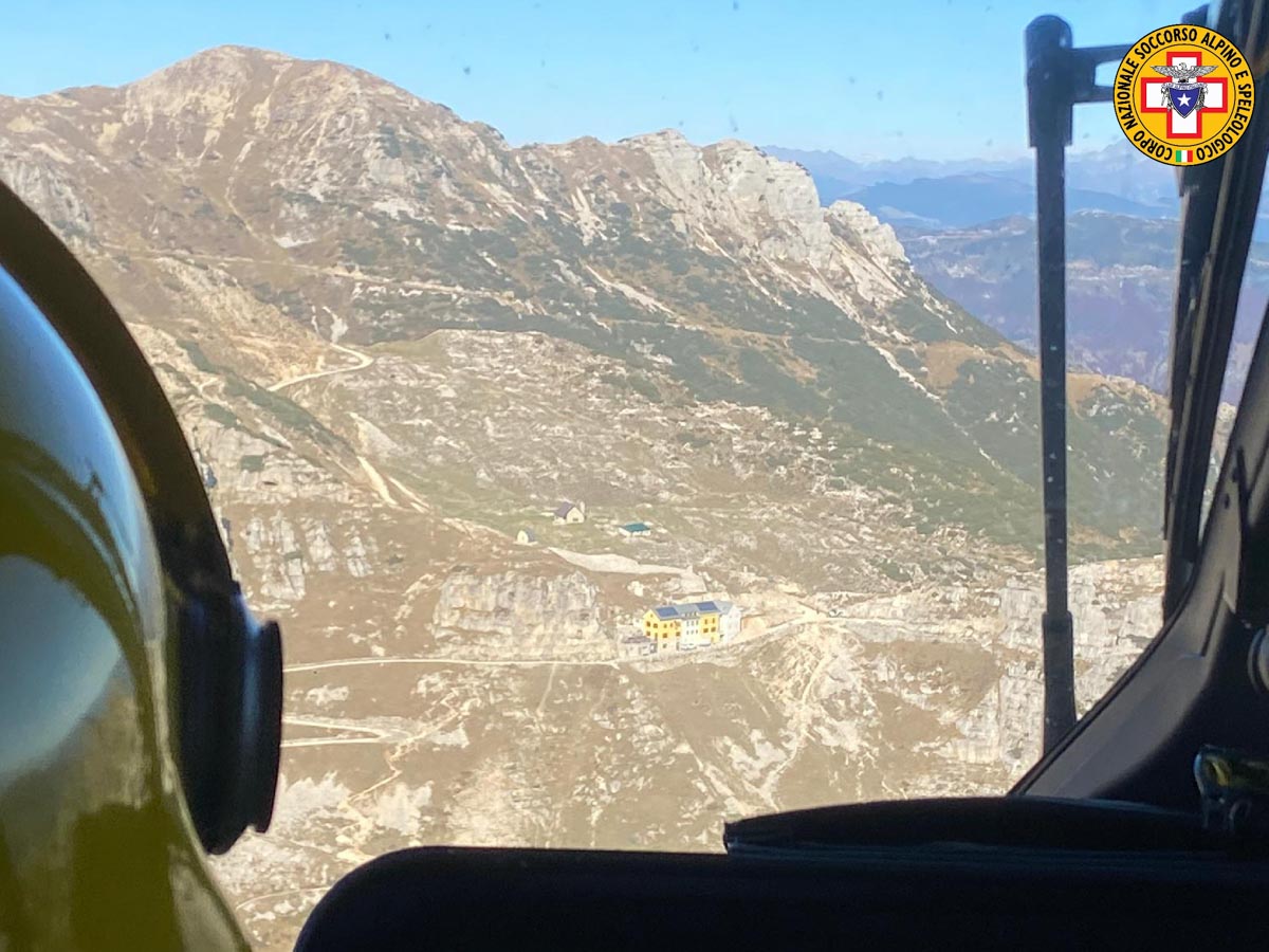 soccorso alpino valli del pasubio malore rifugio papa