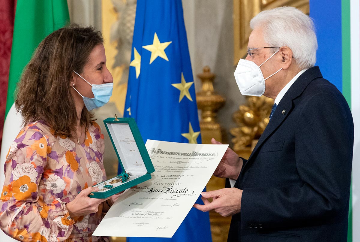 Anna Fiscale Sergio Mattarella