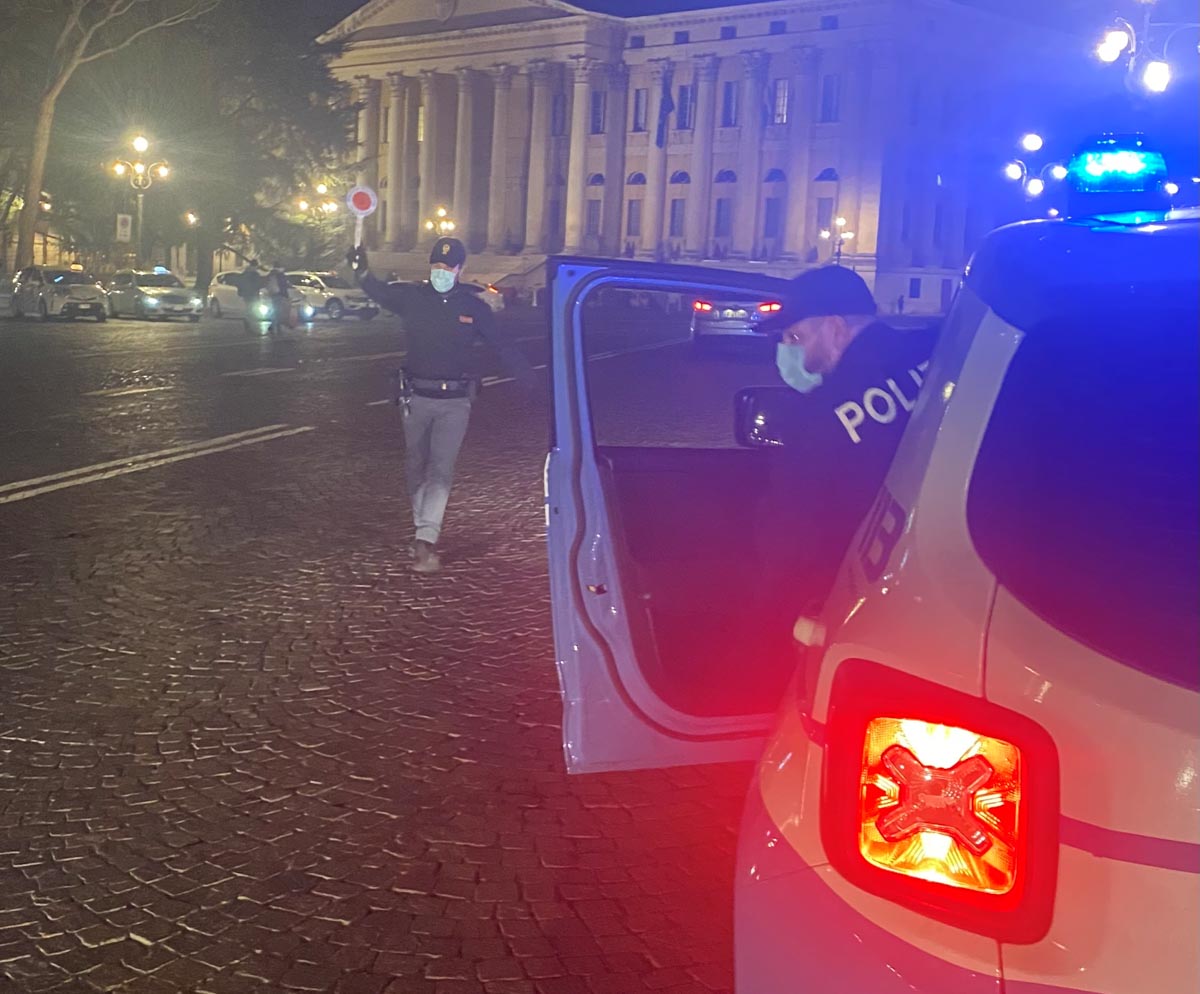 polizia capodanno a Verona