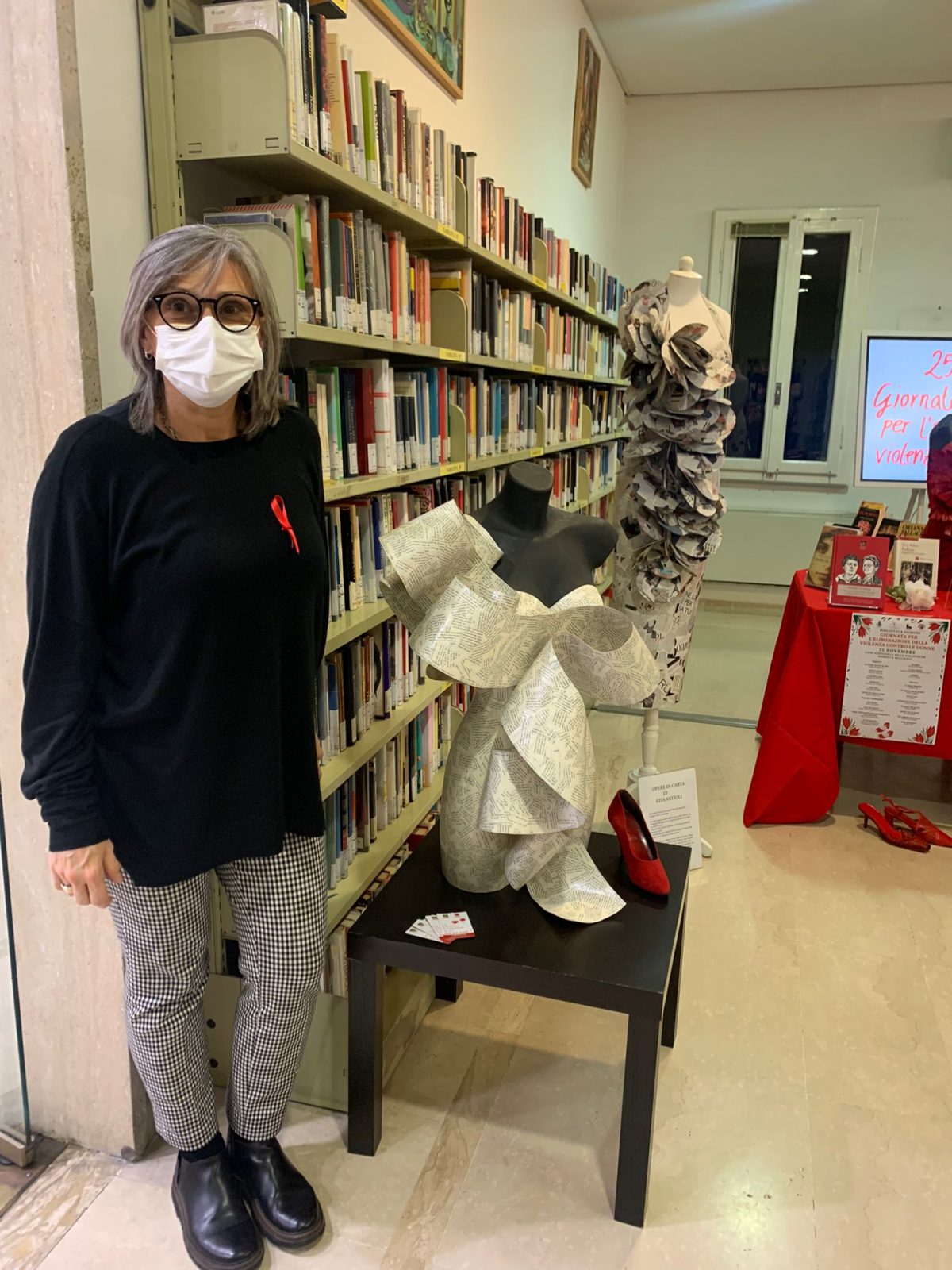 Corpi di Carta Legnago Biblioteca Fioroni Giornata contro la violenza sulle donne