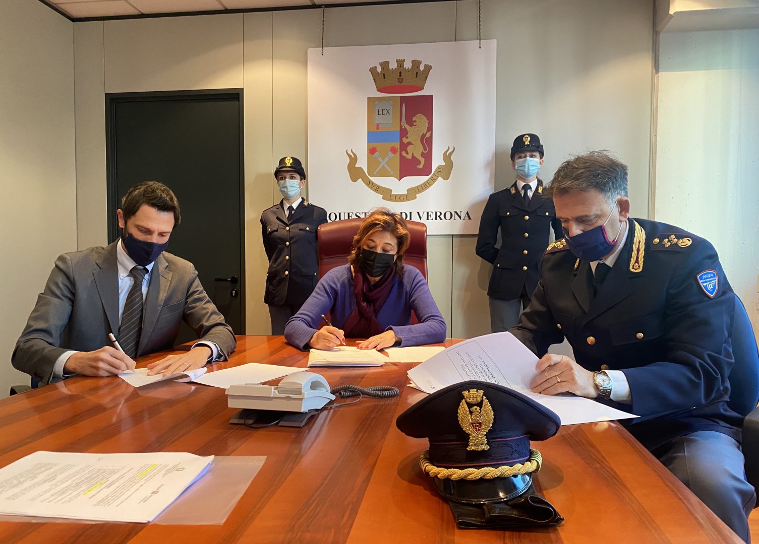 Polizia di Stato e Acque Veronesi - Firma protocollo d'intesa