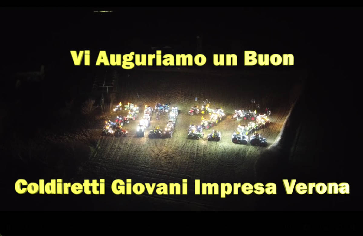 Coldiretti giovani buon 2022 con trattori