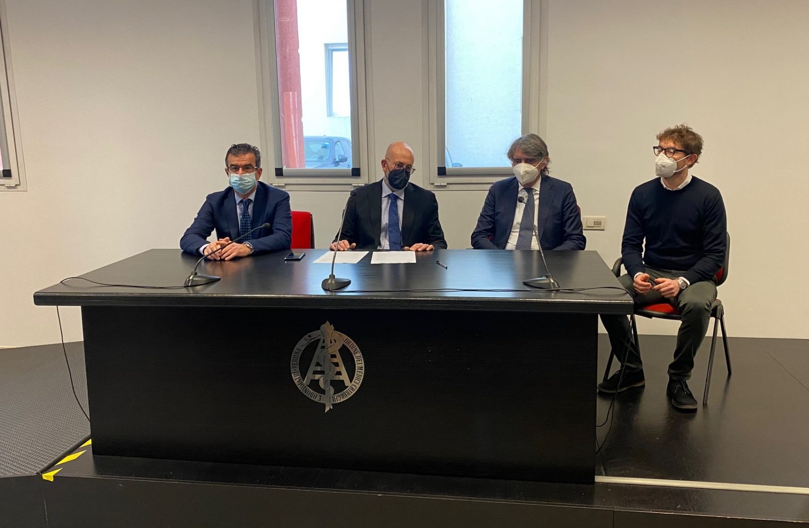 L'incontro nella sede dell'Ordine dei Farmacisti di Verona.