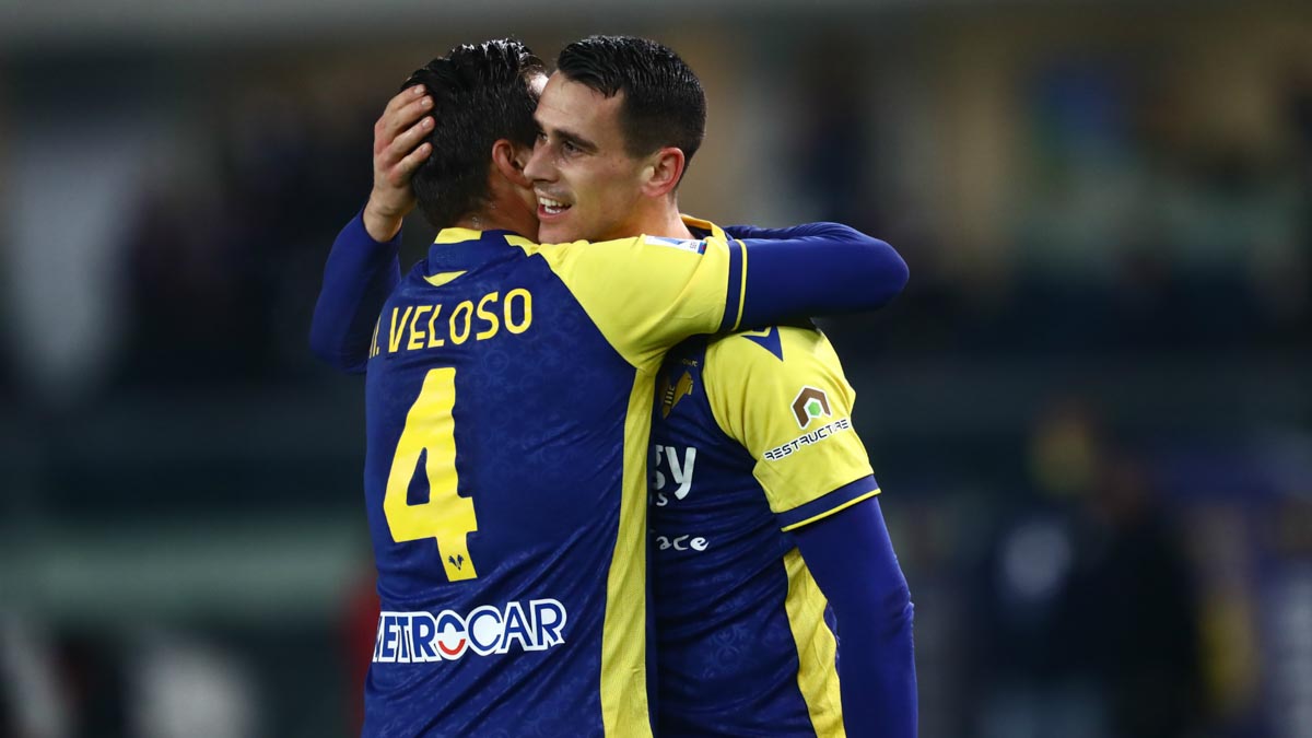 Hellas Verona-Fiorentina Veloso Lasagna