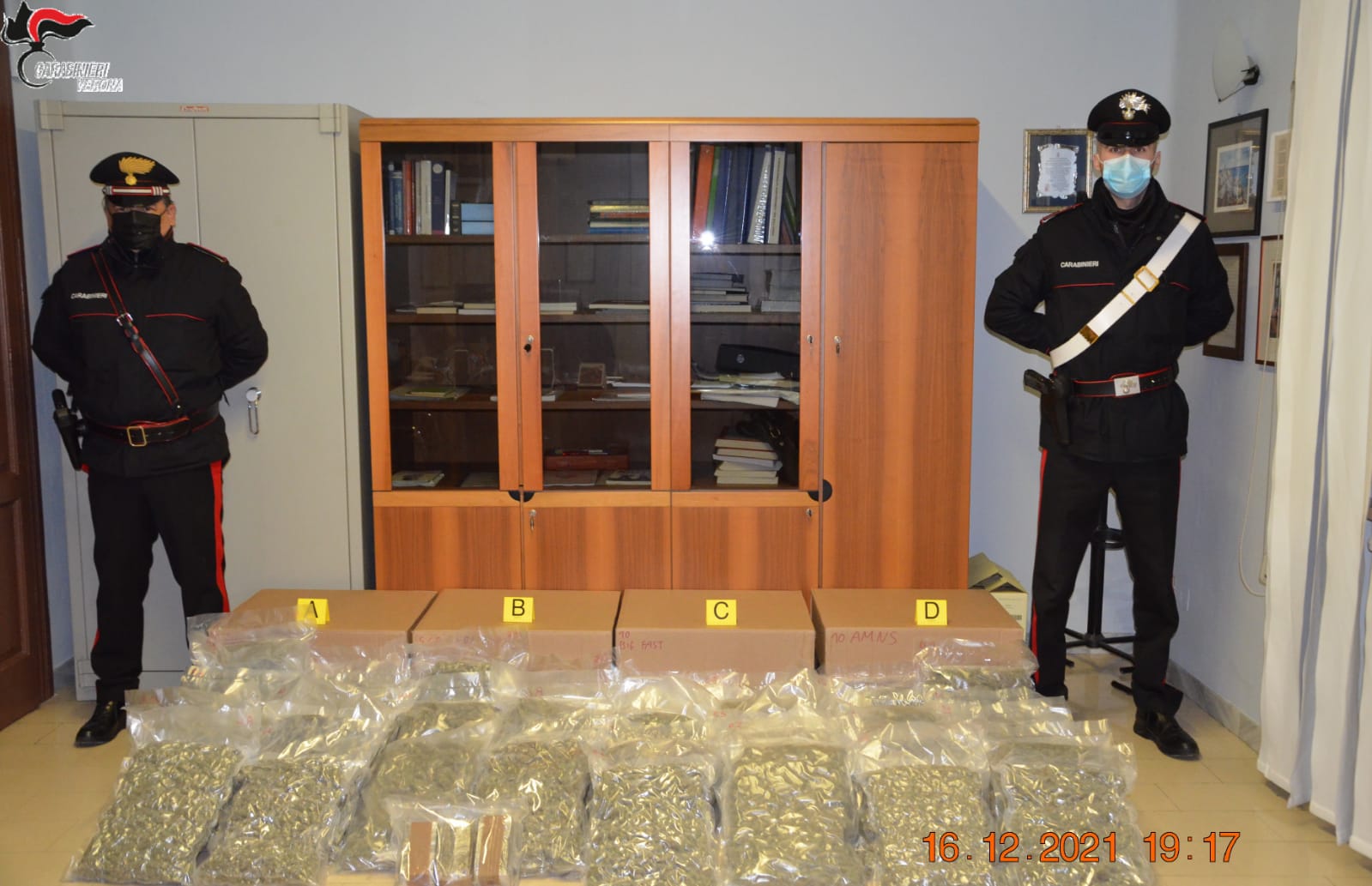 carabinieri marijuana