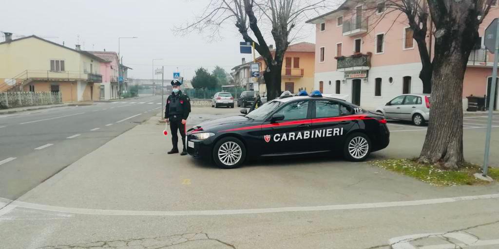 Carabinieri arresto Belfiore-Ronco all'Adige furto auto