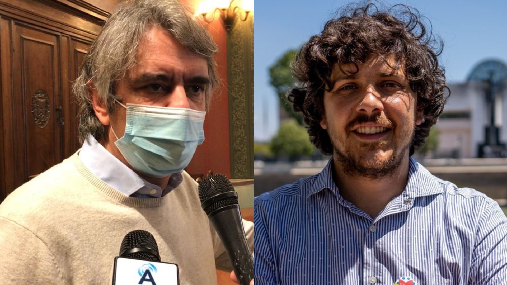 Federico Sboarina - Tommaso Ferrari Ponte Nuovo passerella