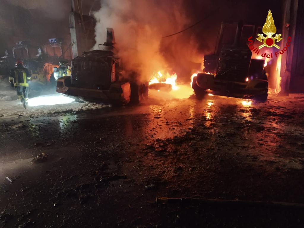 Incendio Isola della Scala