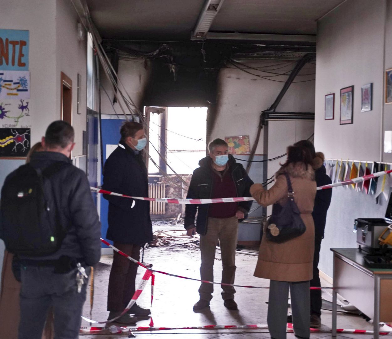 incendio scuola alighieri