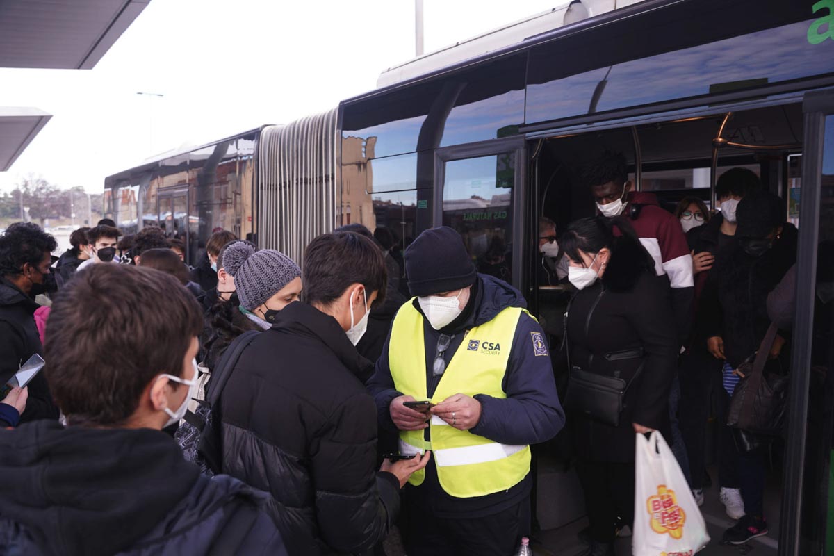 controlli green pass bus autobus Atv Verona