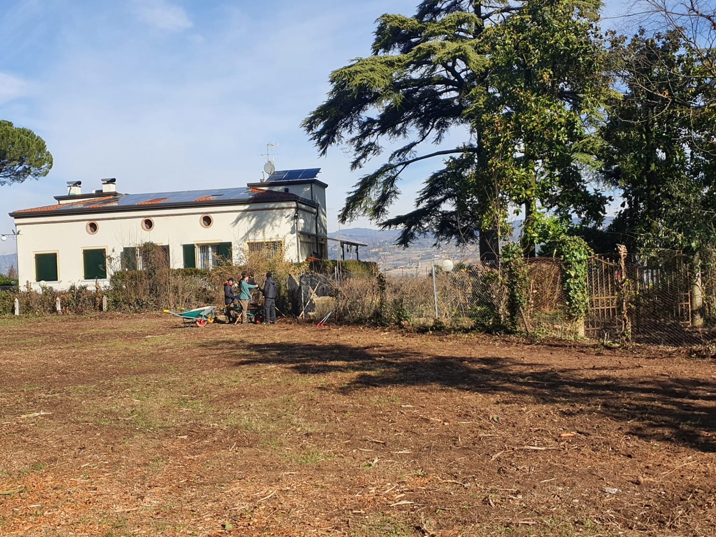 Chievo Villa Pullè parco ripulito