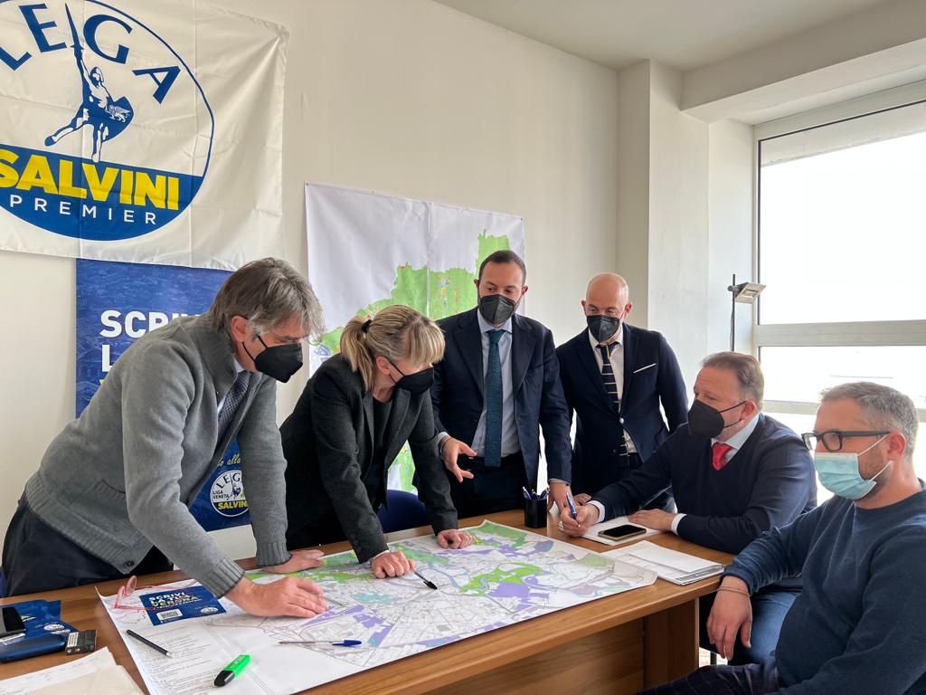 L'incontro di oggi nella sede della Lega.