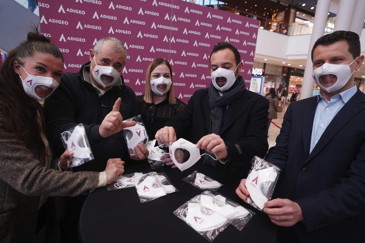 Mascherine trasparenti Adigeo