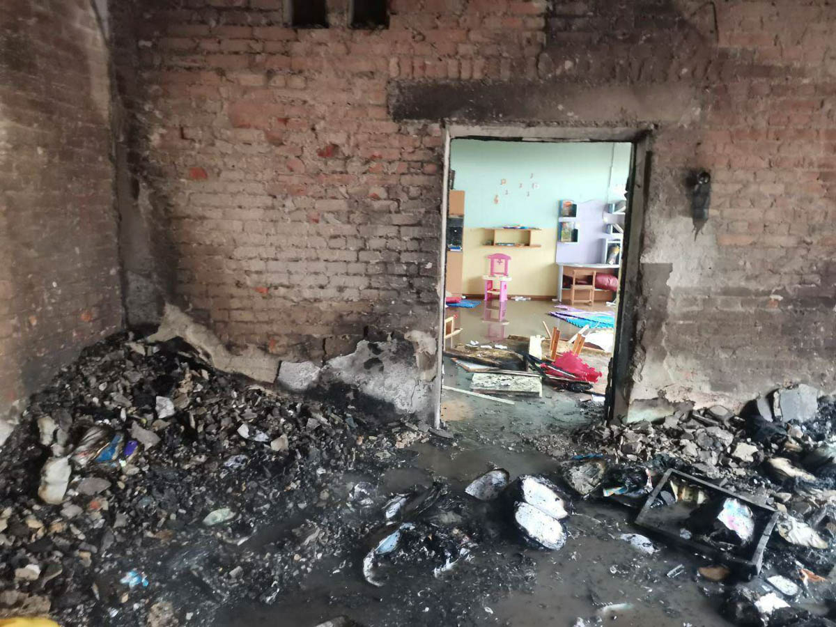 Ucraina, asilo distrutto a Chernihiv Medici Senza Frontiere Ucraina ANA Verona Ucraina