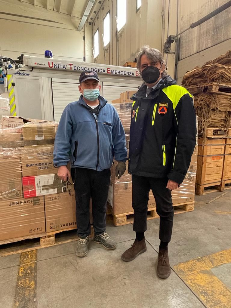 Camion aiuti Ucraina partito da Verona